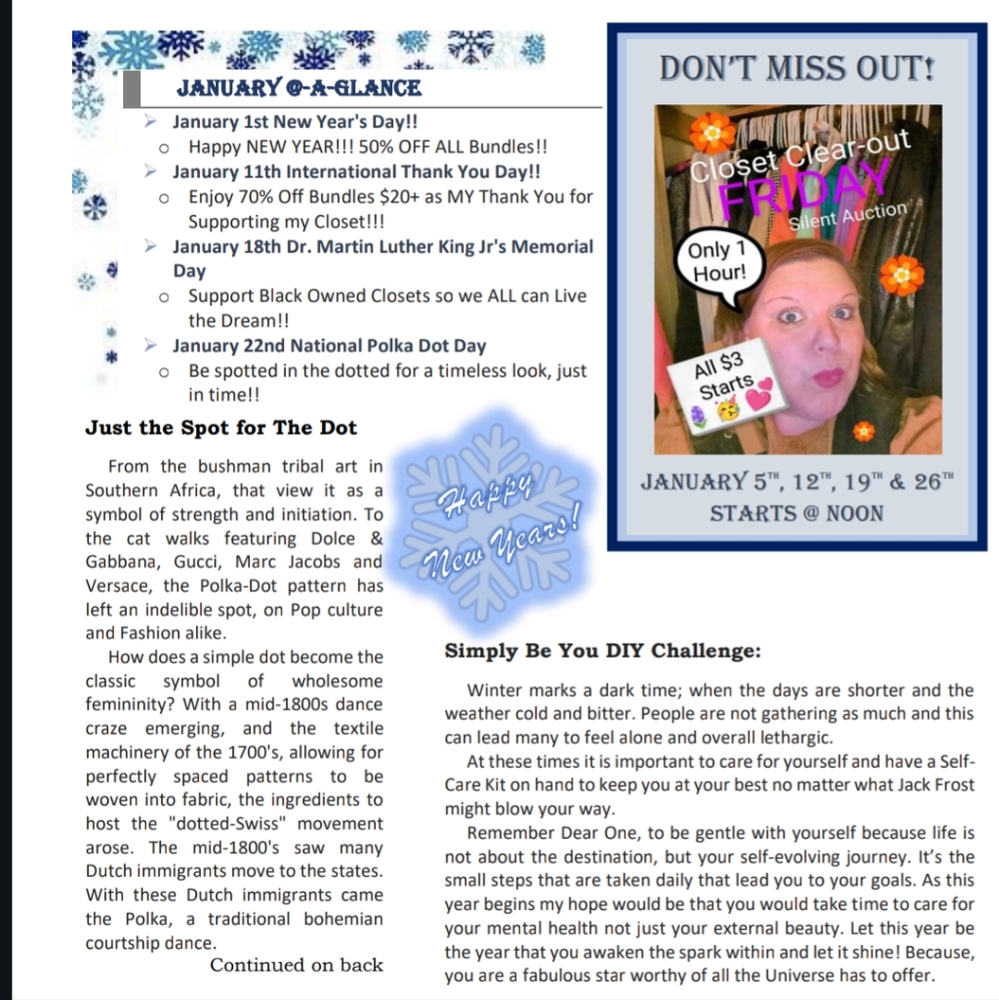 CelestialWears Buzz Newsletter January 2024 - Picture 2 of 3
